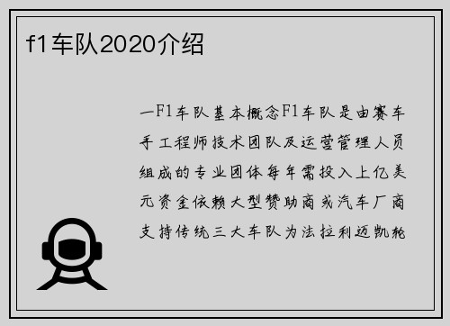 f1车队2020介绍